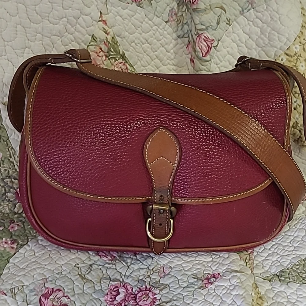Vintage Dooney & Bourke AWL (Rare) Rose Satchel Bundle - Picture 10 of 17